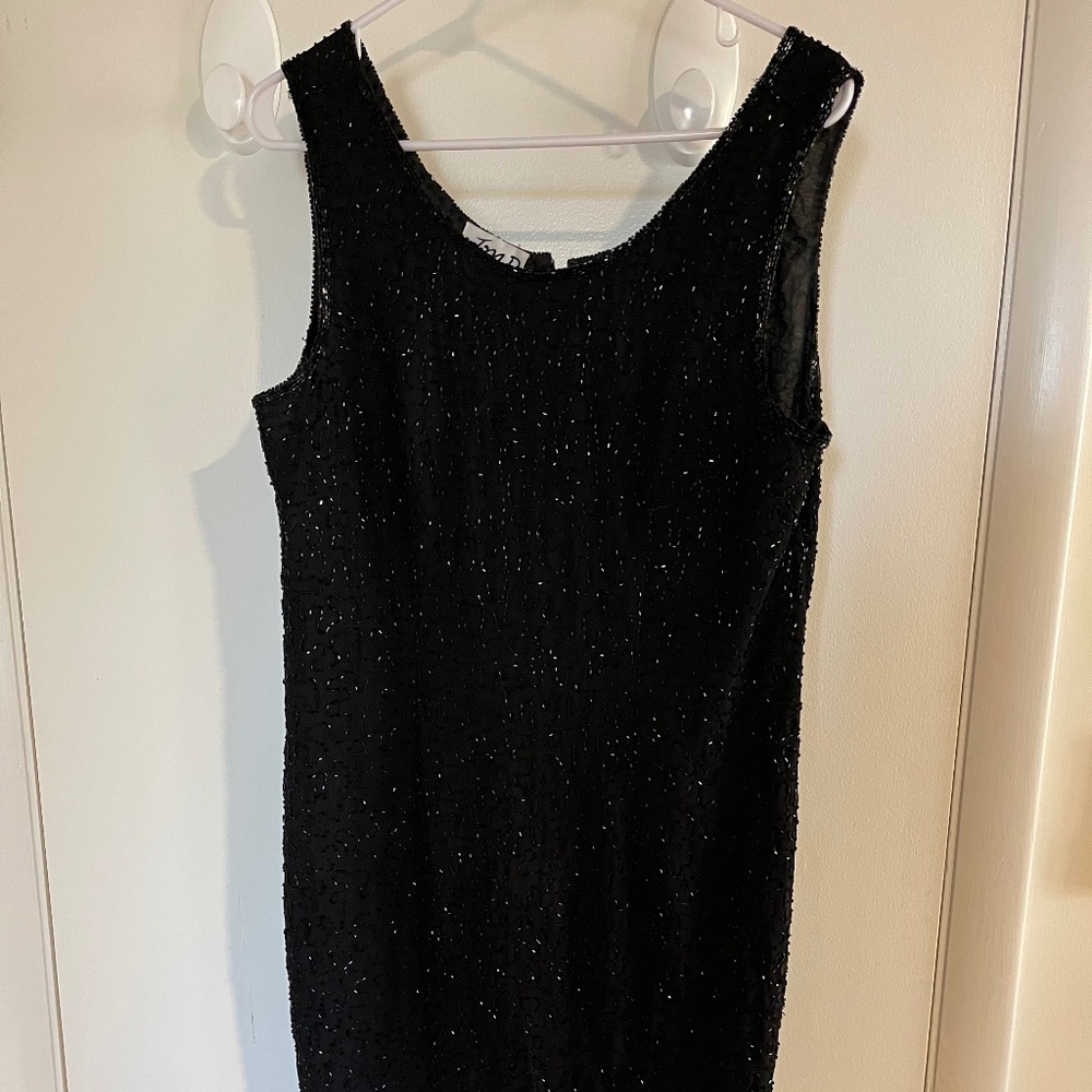 Black beaded dress